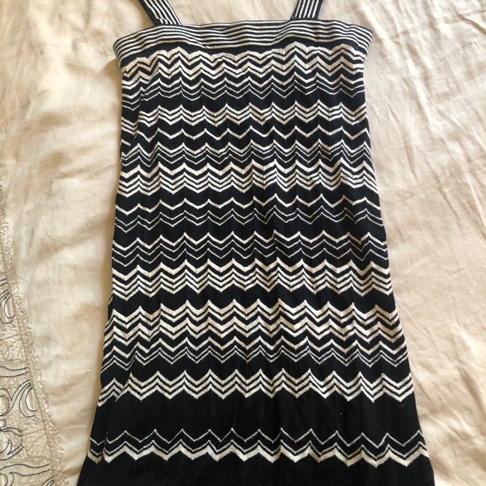 Missoni for Target Tank Dress Black Chevron XS